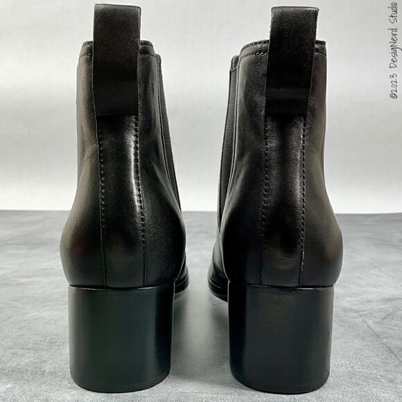 RAG & BONE WALKER LEATHER CHELSEA ANKLE BOOTS IN BLACK SIZE 8 WOMEN’S NEW IN BOX - Picture 9 of 16